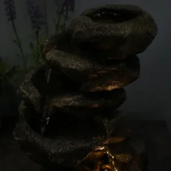 Sunnydaze Decor Sunnydaze Indoor Office Entryway Tabletop Serene Rocky Falls Water Fountain Feature With LED Light - 10" 19 Sunnydaze Decor Sunnydaze Indoor Office Entryway Tabletop Serene Rocky Falls Water Fountain Feature With LED Light - 10" -Garden Promotional Store GUEST fb454743 dba2 4f0a a55d 39fc4ff88c0b
