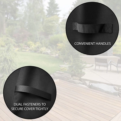 Pure Grill 40-inch Smoker BBQ Grill Cover For Electric Vertical Smokers, Universal Fit Cover - 24" X 17" X 38" 5 Pure Grill 40-inch Smoker BBQ Grill Cover For Electric Vertical Smokers, Universal Fit Cover - 24" X 17" X 38" - Image 3