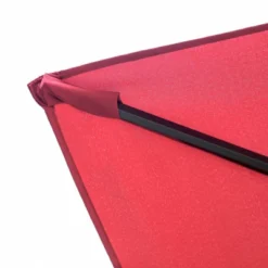 10 ' X 6.6' Rectangular Outdoor Patio Market Umbrella With Straight Crank - Captiva Designs -Garden Promotional Store GUEST fc0018ef 3974 444a 8142 cd8e33c3f17d