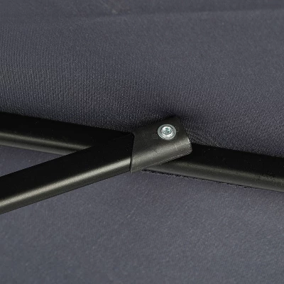 7.5' X 7.5' Bistro Market Patio Umbrella Slate Gray - Island Umbrella 10 7.5' X 7.5' Bistro Market Patio Umbrella Slate Gray - Island Umbrella - Image 8